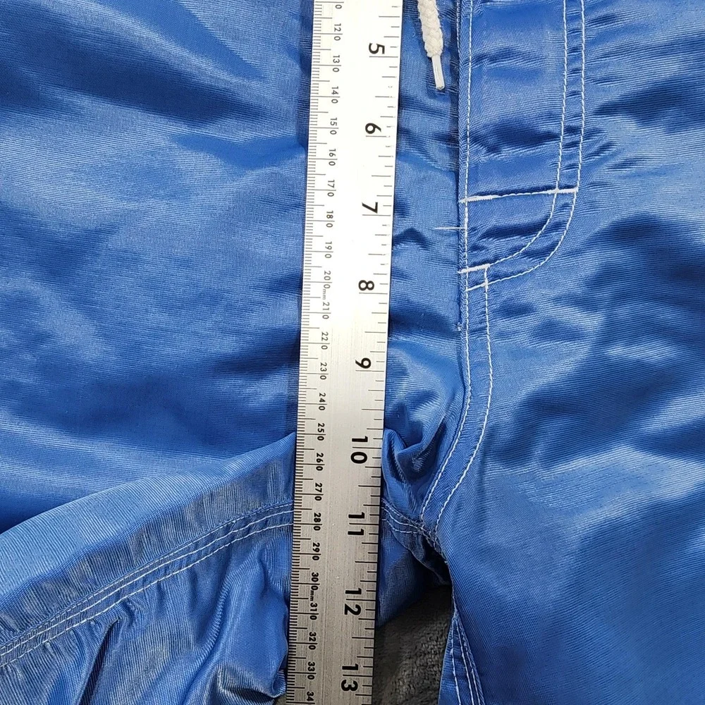 Vintage Sunset Highway Board Shorts Mens 32 Blue Stripe Drawstring Surf Beach